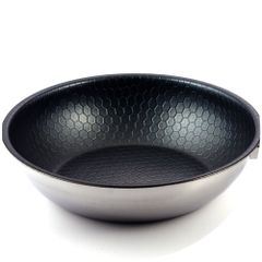 Chảo Sâu Chống Dính Altenbach AB-30WS 30cm - Inox Cao Cấp 5 Lớp, Thiết Kế Tổ Ong, Phù Hợp Bếp Gas, Hồng Ngoại, Từ - Giảm Thời Gian Nấu Nướng