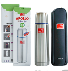 Bình Giữ Nhiệt Lưỡng Tính Apollo AP-800 780ml - Thiết Kế Sang Trọng, Khóa Tự Động, Giữ Nóng 24h, Dễ Vệ Sinh, Túi Xách Kèm Theo