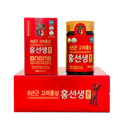 Cao Hồng Sâm 6 Năm Tuổi Hong Seon Gold Hàn Quốc - 2 Lọ X 250g, Tăng Cường Sức Khỏe, Quà Tặng Ý Nghĩa cho Người Thân