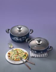 Nồi Casserole Nhôm PoongNyun FMPT-20C (IH) 20cm - 2.9L Chống Dính, Chịu Nhiệt, Thiết Kế Sang Trọng, Sử Dụng Được Trên Bếp Gas, Bếp Từ