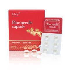 Tinh dầu thông đỏ Edally Pine Needle Capsule Edally - Hộp 180 Viên