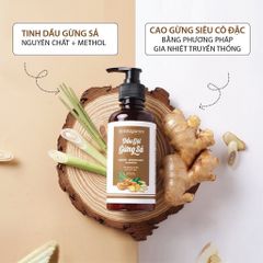 Dầu Gội Gừng Sả Hỗ Trợ Mọc Tóc Milaganics 30ml