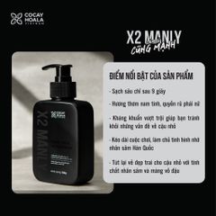 Dung Dịch Vệ Sinh Nam X2 Manly - Làm Sạch Sâu, Kháng Khuẩn và Khử Mùi Hiệu Quả cho Nam Giới, Tỏa Hương Nam Tính Quyến Rũ