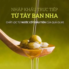 Dầu Oliu Extra Virgin nguyên chất Milaganics 250ml