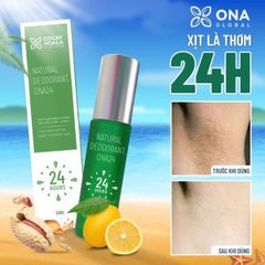 Xịt thơm cơ thể COCAYHOALA  giảm mồ hôi lên đến 24h - 30ml