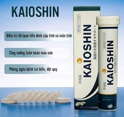 Viên Sủi Kaioshin Tăng Cường Tuần Hoàn Máu Não - Hỗ Trợ Chức Năng Não Bộ, Giảm Đau Đầu, Mất Ngủ 20 Viên