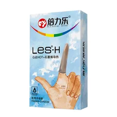 Bao cao su ngón tay nóng ấm Beilile Les-H hộp 8 cái