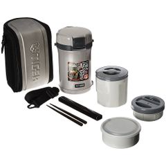 Cà Mèn Cơm Giữ Nhiệt Tiger 3 Ngăn 1.41L - Hộp Cơm Sang Trọng, Thiết Kế Chân Không, Tiện Lợi Cho Văn Phòng và Dã Ngoại