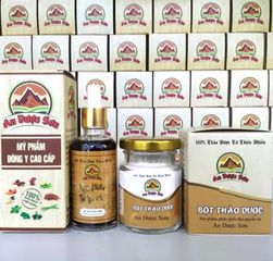 Serum và Bột Rửa Mặt An Dược Sơn - Chiết Xuất Tự Nhiên, Hỗ Trợ Làm Sạch Da Mụn, Phục Hồi Làn Da Sáng Mịn, Thích Hợp Mọi Loại Da