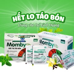 Cốm Vi Sinh Momby fib Màu Xanh và Màu Hồng