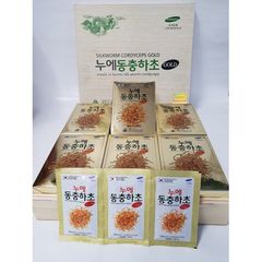 Nước Đông Trùng Hạ Thảo Kanghwa Hộp Gỗ Trắng 60 Gói x 30ml - Tăng Cường Sức Khỏe, Giảm Mỡ Máu, Hỗ Trợ Tiêu Hóa