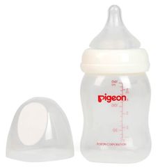 Bình sữa Pigeon cổ rộng PP Plus 160ml chính hãng