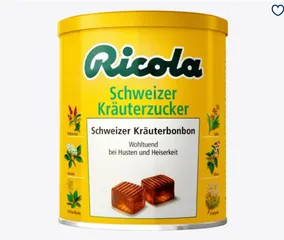 Kẹo Ngậm Ricola hỗ trợ giảm ho, 250 g, Đức