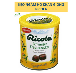 Kẹo ngậm ho Ricola 250g - Hỗ trợ khàn giọng, làm dịu họng, hương vị tự nhiên từ Thụy Sĩ, không gluten, lactose.