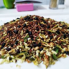Trà Gạo Lứt Xạ Đen Tabaha 500g - Hỗ Trợ An Thần Giảm Căng Thẳng, Làm Đẹp Da, Thảo Mộc Tự Nhiên Nghệ Thuật Kết Hợp 8 Nguyên Liệu