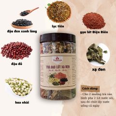 Trà Gạo Lứt Xạ Đen Tabaha 500g - Hỗ Trợ An Thần Giảm Căng Thẳng, Làm Đẹp Da, Thảo Mộc Tự Nhiên Nghệ Thuật Kết Hợp 8 Nguyên Liệu