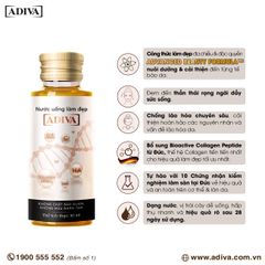 Combo 2 Nước Uống Hỗ Trợ Làm Đẹp Collagen Adiva 14 lọ x 30ml