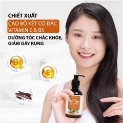 Dầu Xả Tóc 7 Loại Thảo Mộc Dưỡng Đen Tóc, Ngừa Rụng Milaganics 250ml