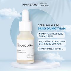 Combo Serum Khử Thâm Nano Aha Và Kem Dưỡng Nano Cream
