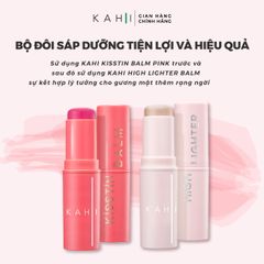 Cặp đôi sáp dưỡng make up Kahi High Lighter & Kahi Kisstin Balm