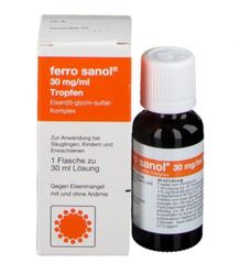 Sắt nước Ferro Sanol nội địa Đức 30ml hỗ trợ bổ sung máu