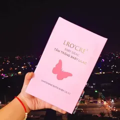 Tắm Trắng Lro'cre BaBy LiLac (Sét 3 gói) giúp da trắng hồng tươi trẻ