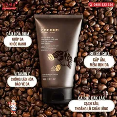 Tẩy da chết mặt cà phê Đắk Lắk Cocoon giúp da mềm mại 150ml