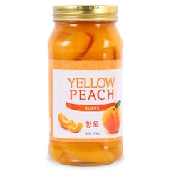 Đào ngâm Yellow Peach (Thương hiệu NongWoo) 680g Hàn Quốc