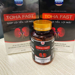 Viên Sủi Và Viên Uống Toha Fast Hỗ Trợ Lợi Tiểu