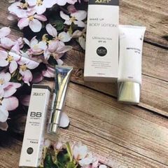 Kem ủ Trắng Khô Zoley Whitening Body Lotion Make Up