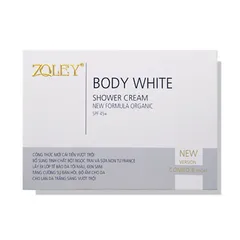 Zoley Body White Shower Cream (Kem tắm trắng toàn thân Zoley 6 in 1 )