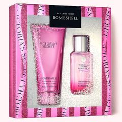 Bộ quà tặng Victoria's Secret Bombshell - Xịt thơm Fragrance Mist 75ml & Sữa dưỡng thể 100ml - Hương hoa nữ tính quyến rũ