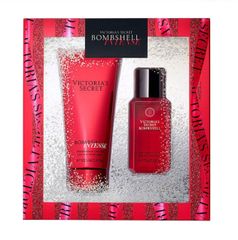 Bộ quà tặng xịt thơm và dưỡng thể Victoria’s Secret Bombshell Intense
