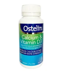 Canxi Ostelin Calcium & Vitamin D3 - 130 viên - Nhập Úc