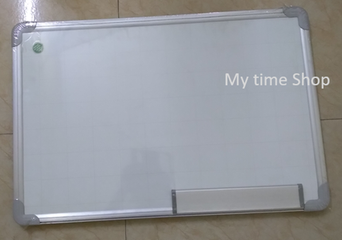 Bảng từ trắng 60 x 40 cm Hàn Quốc dòng kẻ viết bút lông hít nam châm