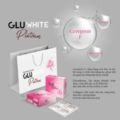 Viên sủi giúp trắng da Gluwhite Platinum - Bản nâng cấp của Gluwhite