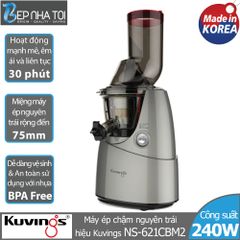 Máy ép chậm Kuvings NS-621CBM2 (400ml) - Màu bạc