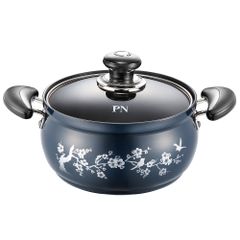 Nồi Casserole Nhôm PoongNyun FMPT-20C (IH) 20cm - 2.9L Chống Dính, Chịu Nhiệt, Thiết Kế Sang Trọng, Sử Dụng Được Trên Bếp Gas, Bếp Từ