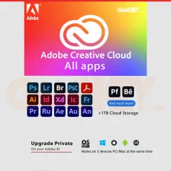 Nâng cấp Adobe All Apps 2022 1TB Cloud Storage