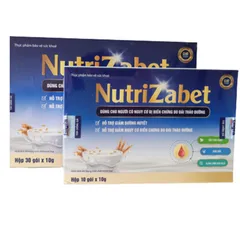Nutrizabet – Sữa Hạt Dinh Dưỡng Dành Cho Người Tiểu Đường – Hộp 30 Gói