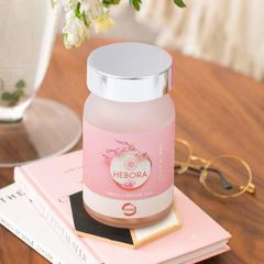 Viên Uống Hỗ Trợ Thơm Cơ Thể Hebora Nhật Bản - Tỏa Hương Quyến Rũ, Lọ 60 Viên, Giúp Khử Mùi và Làn Da Tràn Đầy Sức Sống