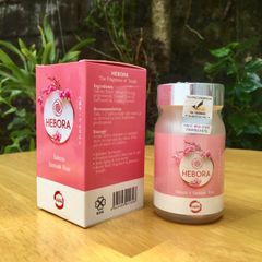 Viên Uống Hỗ Trợ Thơm Cơ Thể Hebora Nhật Bản - Tỏa Hương Quyến Rũ, Lọ 60 Viên, Giúp Khử Mùi và Làn Da Tràn Đầy Sức Sống