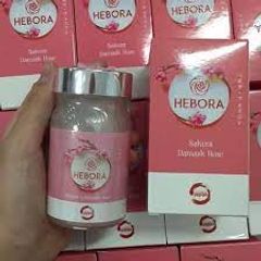 Viên Uống Hỗ Trợ Thơm Cơ Thể Hebora Nhật Bản - Tỏa Hương Quyến Rũ, Lọ 60 Viên, Giúp Khử Mùi và Làn Da Tràn Đầy Sức Sống