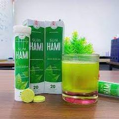 Viên Sủi Slim Hami Chiết Xuất Lá Sen Giúp Giảm Cân Tuýp 20 viên Sủi