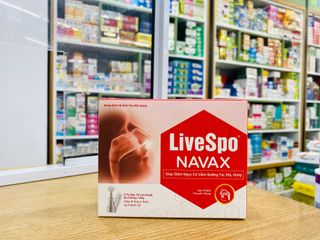 Xịt Bào Tử Lợi Khuẩn Livespo Navax Đỏ Cam - Hỗ Trợ Vệ Sinh Tai Mũi Họng, Giảm Vấn Đề Hô Hấp Trẻ Em - Hộp 4 Ống + 1 Bình Xịt