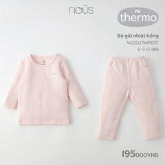 [Nous chính hãng] Bộ giữ nhiệt Nous mẫu 2022 xanh, hồng