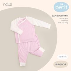 [Nous chính hãng] Bộ cài lệch sơ sinh nhiều mẫu 2