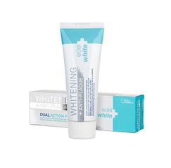 Kem đánh răng Edelwhite Whitening Anti Plaque 75ml - Giúp Răng Trắng Sáng, Ngăn Ngừa Mảng Bám, Tái Tạo Men Răng, Thụy Sĩ