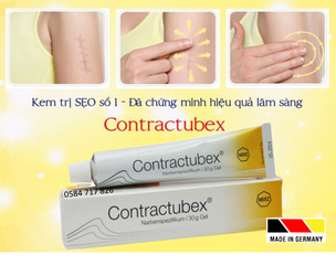 Kem Hỗ Trợ Giảm Sẹo Lồi Contractubex 30g - Gel Chăm Sóc Da Hỗ Trợ Làm Mờ Sẹo Do Tai Nạn, Phẫu Thuật, Bỏng