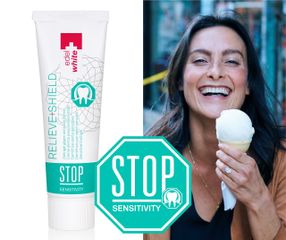 Kem đánh răng giúp giảm ê buốt edelwhite Stop Sensitivity từ Thụy sĩ